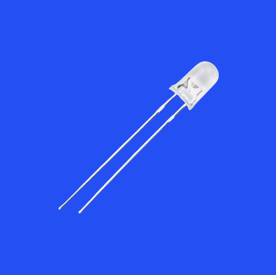 5mm 1.5Hz 12V 1/6 Duty Cycle Orange Color 600-615nm 600-1200mcd Round Head Resistor Integrated Flashing LED