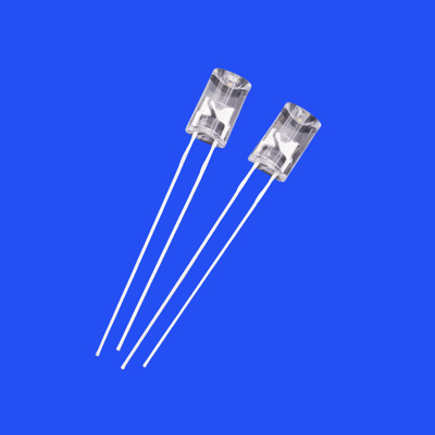 5mm 1.5Hz 1/12 Duty Cycle 12V Green Color 520nm 6000mcd 90deg Resistor Integrated Flangeless Concave Flashing LED