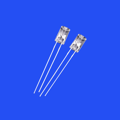 5mm 1.5Hz 1/12 Duty Cycle 12V Warm White Color 3500K 2500mcd 90deg Resistor Integrated Flangeless Concave Flashing LED