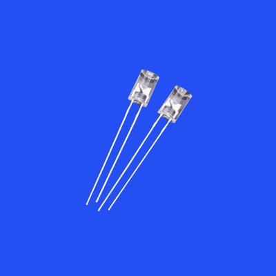 5mm 1.5Hz 1/12 Duty Cycle 12V Orange Color 615nm 1200mcd 90deg Resistor Integrated Flangeless Concave Flashing LED