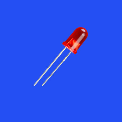 5mm 2.0Hz 12V 1/6 Duty Cycle Red Color 620nm 150mcd 60deg Capacitor Zener Integrated Round Flashing LED