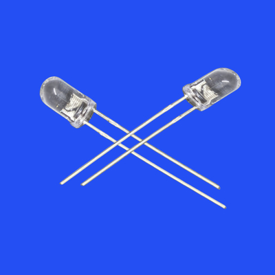 Flashing LED 5mm 3.0Hz 1/6 Duty Cycle Red Color 620nm 1200mcd Round Clear Lens Dip Blinking LED