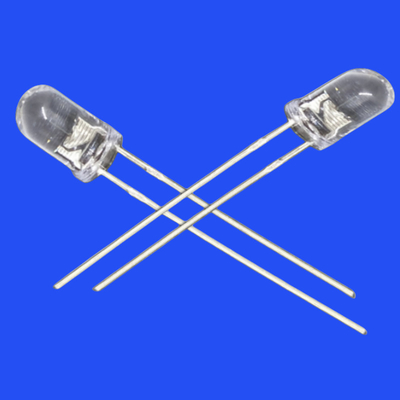 Flashing LED 5mm 3.0Hz 1/6 Duty Cycle Warm White Color 3500K 2000mcd Round Clear Lens Dip Blinking LED
