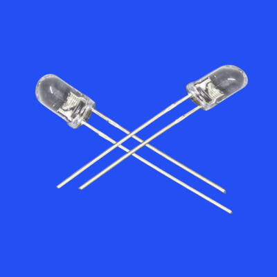 5mm 6.8Hz 1/6 Duty Cycle Red Color 630nm 2000mcd Round Clear Lens Strobe Flashing LED Diode