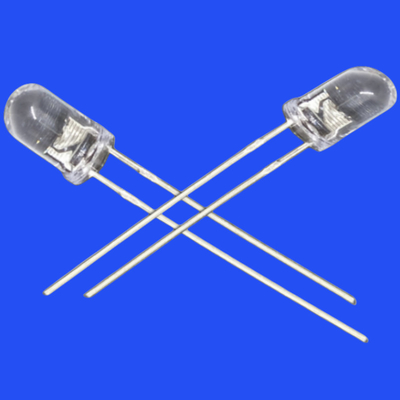 5mm 6.8Hz 1/6 Duty Cycle Warm White Color 3500K 1500mcd Round Clear Lens Strobe Flashing LED Diode