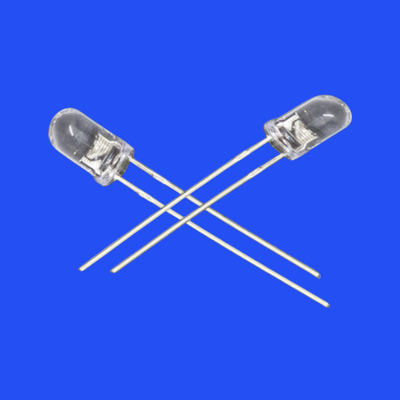 5mm 12Hz 1/6 Duty Cycle White Color 8000K 4000mcd Round Clear Lens Strobe Flashing LED Diode