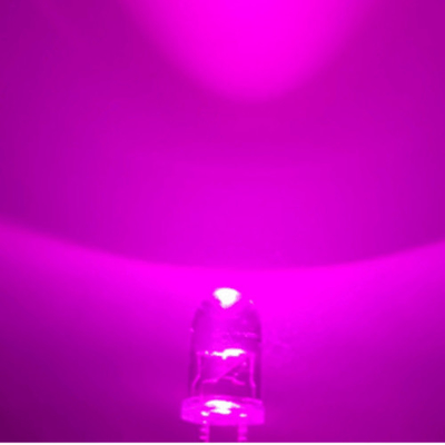 5mm Pink Color 1000-2000mcd Round Clear Lens Candle Flickering Flashing LED Diode