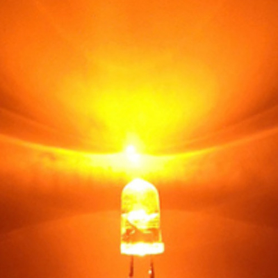0.2W Highlighted 3mm 600-610nm Orange Color 14000-16000mcd Round Shape F3 LED Diode