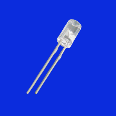 4mm LED 520nm - 530nm Green Color 2000mcd - 3000mcd Clear Lens Flangeless Concave Shape Diode