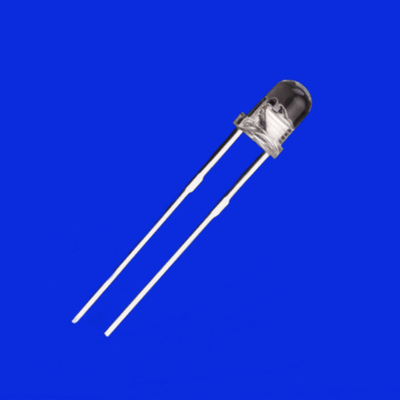 3mm LED 6000K - 7000K White Color 5000mcd - 6000mcd Clear Lens Round Head With Flange Light Diode