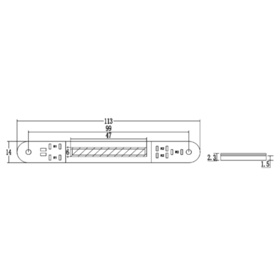 113*14mm UVC 275nm 2-3W 50-80mW 120 Deg COB UV Light Module For  Environmental Monitoring