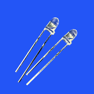 F3 High CRI Ra>90 10000mcd Narrow Beam Angle 15 Deg Nature White Color Clear Lens Bullet Head 3mm LED