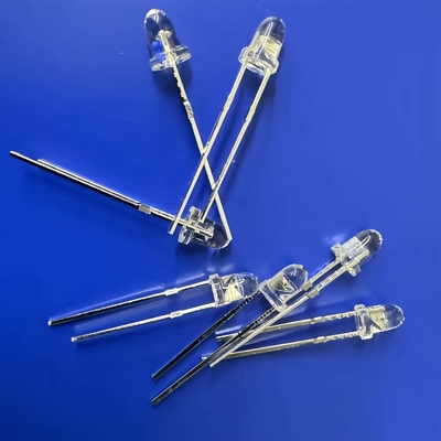 F3 High CRI Ra>90 10000mcd Narrow Beam Angle 15 Deg Nature White Color Clear Lens Bullet Head 3mm LED