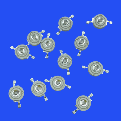 365nm High Power LED Diode Clear Convex Lens 3W Purple Color UV LED For UV Curing