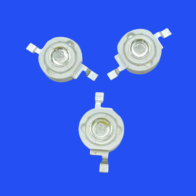 405nm High Power LED Diode Clear Convex Lens 140 deg 3W UV LED