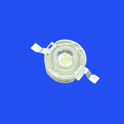 520nm - 525nm 240LM - 260LM Clear Lens Convex Head 120 Deg 3W Green Color High Power LED Diode For Various Lighting