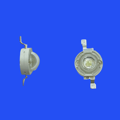 545nm - 550nm Clear Lens Convex Head 120 Deg 3W Green Color High Power LED Diode For Visual Displays And Digital Screens