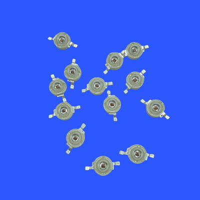 650nm - 660nm 2.0-2.2V Clear Convex Lens 120 Deg 3W High Power Red LED