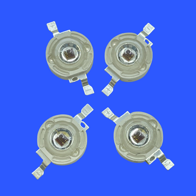 740nm 2V Clear Convex Lens 120 Deg 3W High Power IR LED For Plant Grow Light