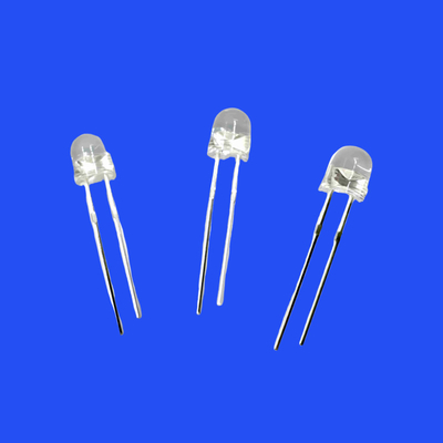 High Luminous Intensity 6mm Head Height F5 30deg Cool White Color 1W DIP 5mm LED Diode