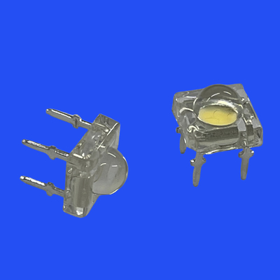 0.5W 5mm 4500K Nature White Piranha LED Integrated Zener 80 Deg F5 LED Diode For Subway Metro And Train Lighting