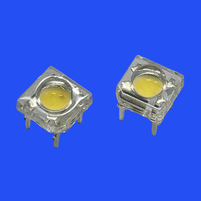 0.5W 5mm 4500K Nature White Piranha LED Integrated Zener 80 Deg F5 LED Diode For Subway Metro And Train Lighting