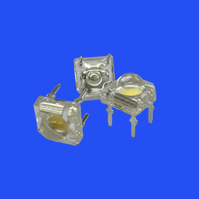 0.5W 5mm 4500K Nature White Piranha LED Integrated Zener 80 Deg F5 LED Diode For Subway Metro And Train Lighting