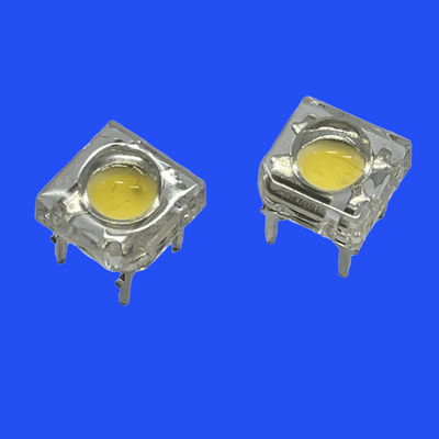 F5 0.5W Yellow Color Super Flux Piranha LED Integrated Zener Clear Lens 80 Deg 5mm LED For Warning And Arrow Lights