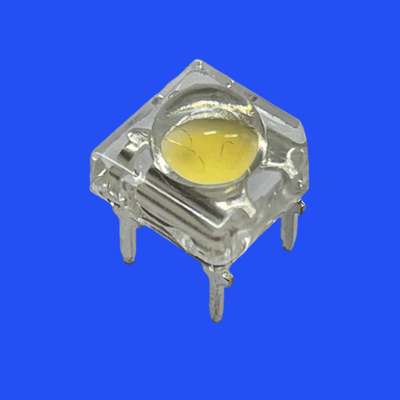 F5 0.5W Yellow Color Super Flux Piranha LED Integrated Zener Clear Lens 80 Deg 5mm LED For Warning And Arrow Lights