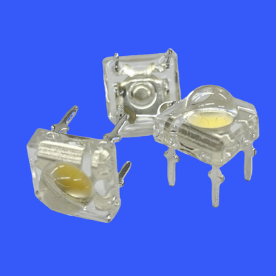 0.5W Red Color T1 3/4 Super Flux Piranha LED Integrated Zener Transparent Lens 80 Deg 5mm Diode LED For Brake Lights