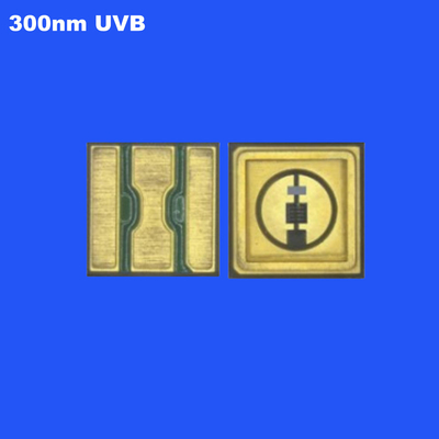 UVB 0.6W 3535 SMD LED Diode 300nm High Radiant Power 120 Deg Photocuring Diodes For Glue Curing