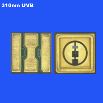 0.6W 310nm UVB 3535 SMD LED Chip Ceramic Sealing Clear Lens 120 Deg For Plant Growth