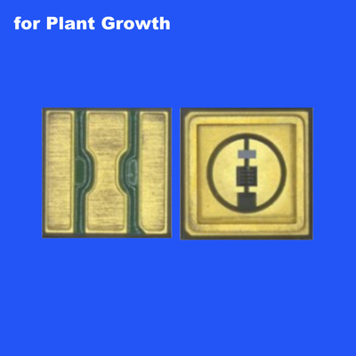 0.6W 310nm UVB 3535 SMD LED Chip Ceramic Sealing Clear Lens 120 Deg For Plant Growth