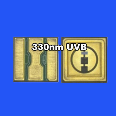 0.6W UVB 330nm 3535 SMD LED Ceramic Sealing High Radiant Power Water Clear Lens 120 Deg For Sterilization