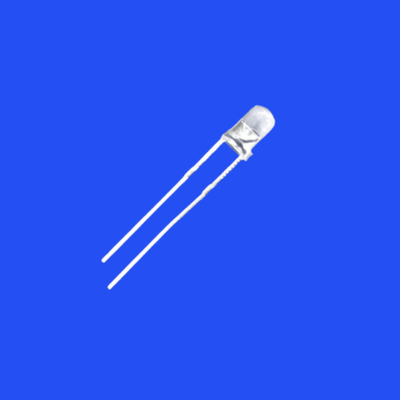 605nm Blue Color 3000mcd 3mm LED Diode Round Head Clear Lens 30 Deg Short Pin Dip LED